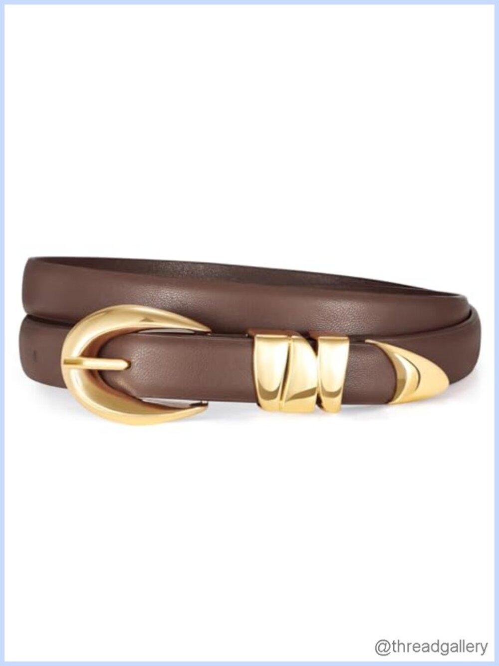 Skinny Synthetic Leather Belt Thin Waist Belt for Jeans Dress Pants